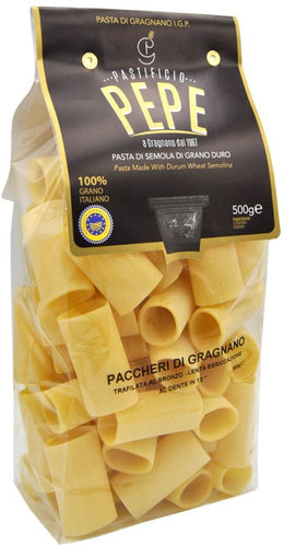 Pepe Paccheri, Pasta di Gragnano IPG 500g - Tvoja Vinoteka
